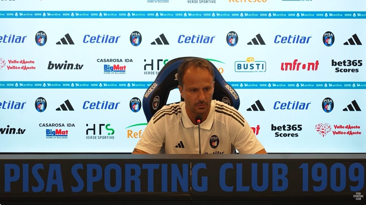 Juventus in campo per il confronto con il Pisa