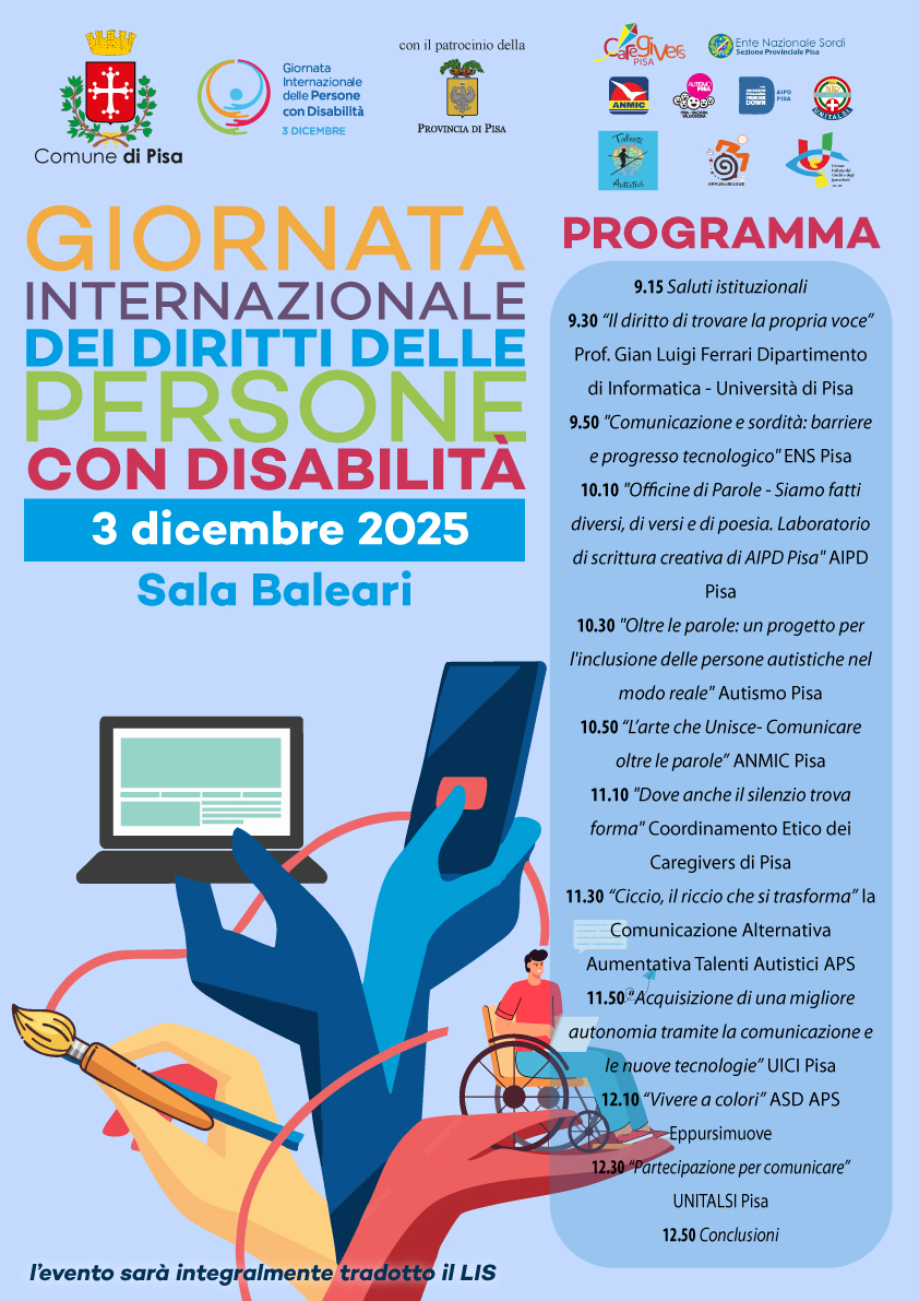 Pisa celebra i diritti delle persone con disabilità