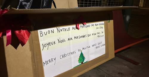 Regalo di Natale per i bisognosi a Pontedera