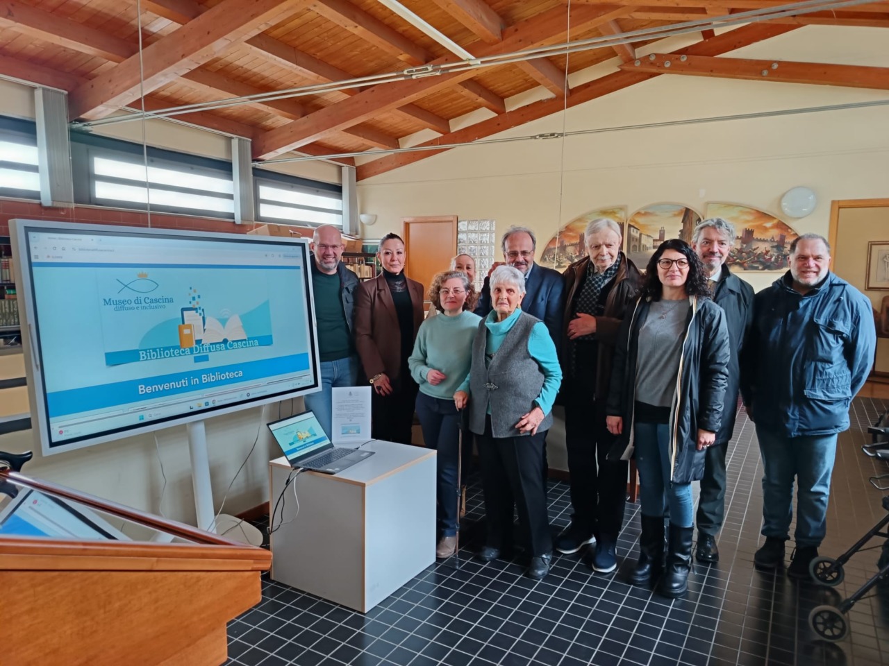Cascina lancia la biblioteca diffusa
