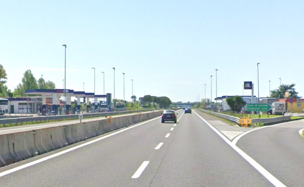 Interruzione dell’area di servizio Migliarino sud sull’autostrada A11